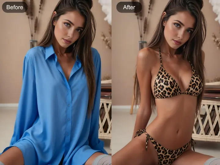 Removedor de ropa con IA para edición creativa